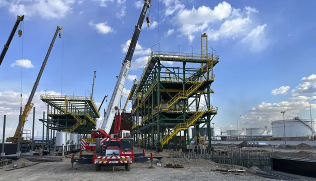 Inženýři Tomáš Kukrál a Josef Kuba při realizaci projektu Salah Al-Din 3